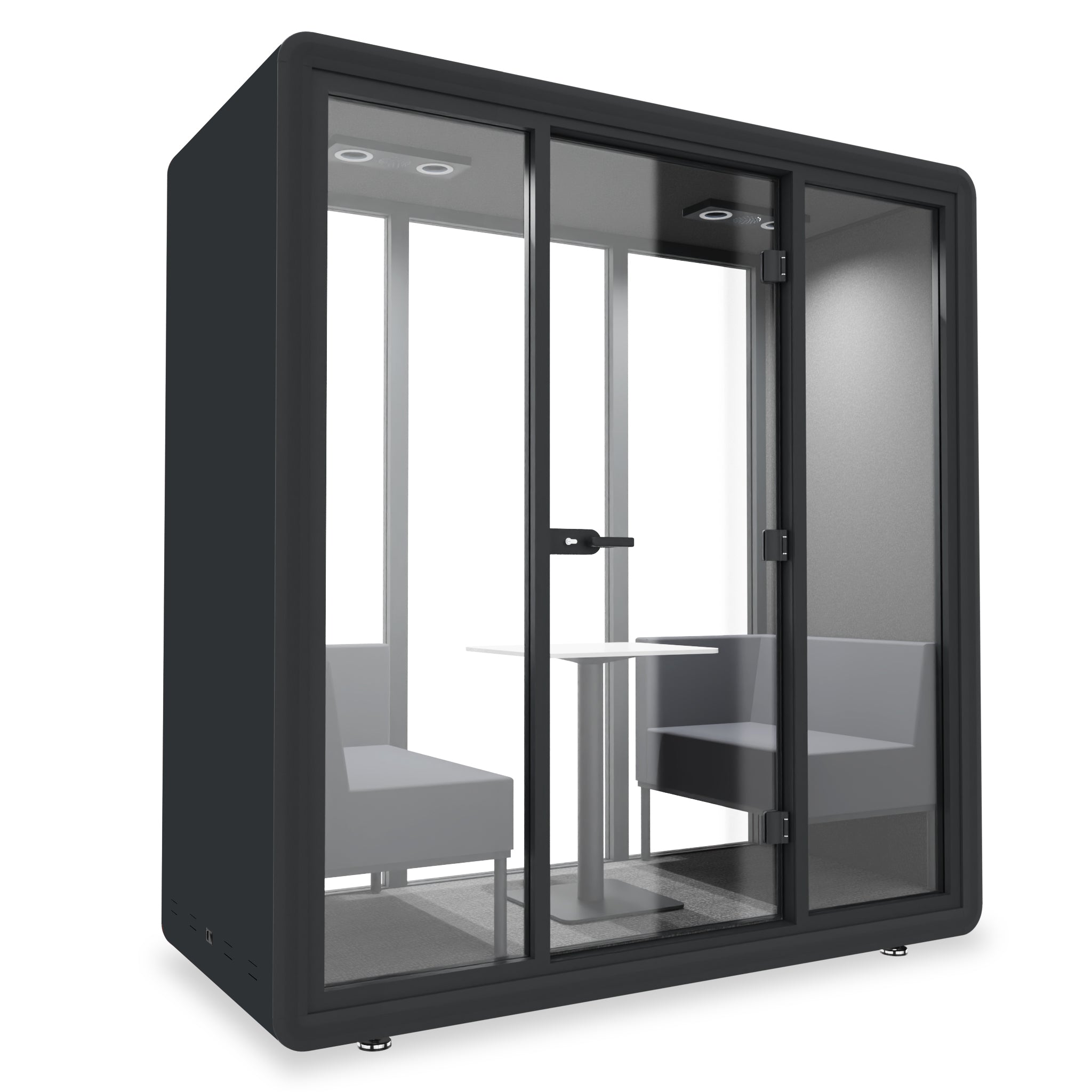 Tyst rum, Silento Pod Duo, inkl möbler, Antracit