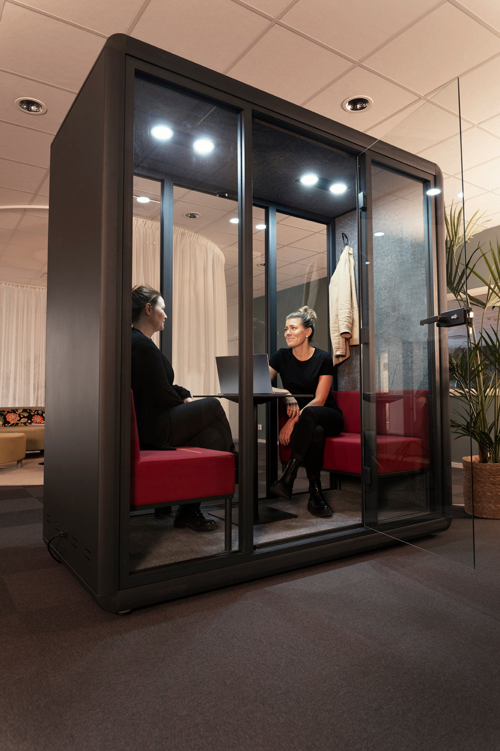 Tyst rum, Silento Pod Duo, inkl möbler, Antracit