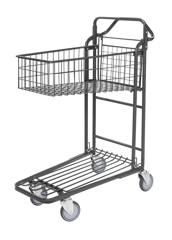 Ergonomisk butiksvagn, 980x530x1210mm, 300kg