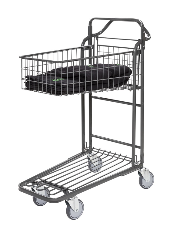 Ergonomisk butiksvagn, 980x530x1210mm, 300kg