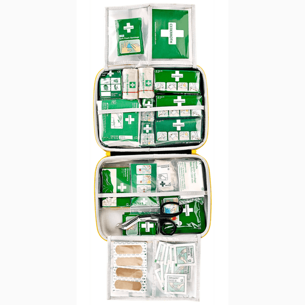 Första Hjälpen-kit Cederroth Stor med omfattande förbands- och förnödenheter för snabb och säker första hjälpen.