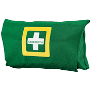 Första Hjälpen-kit Cederroth Liten i kompakt, grön förpackning för snabb första hjälpen vid mindre skador.