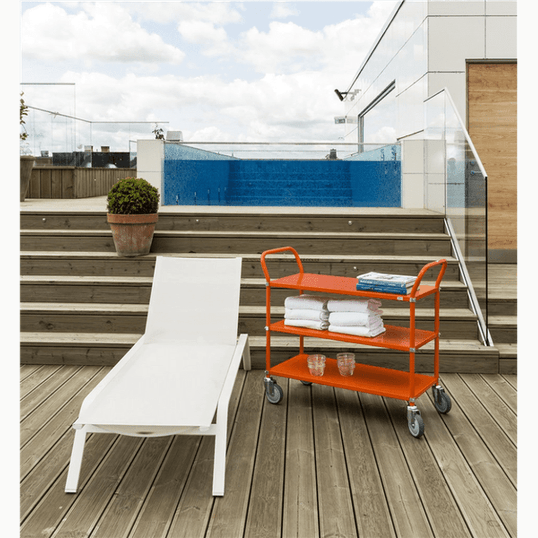 Hyllvagn med 3 hyllplan, 1080x480x940mm, 250kg