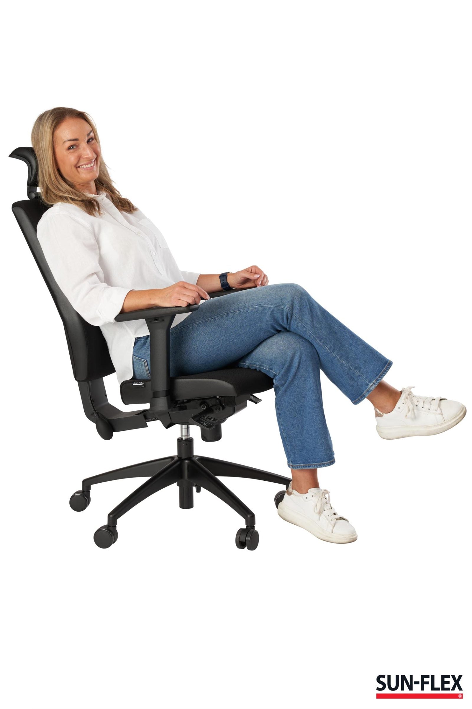 Kontorstol, Sun-flex officechair HB, Svart