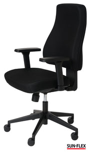 Kontorstol, Sun-flex officechair MB, Svart