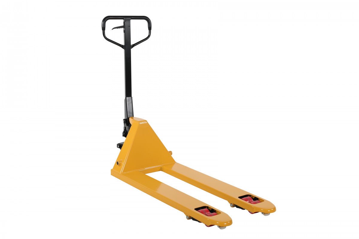 Pallyftare 2500kg, 540x1150mm, Quicklift med gummi/poly boggi hjul för effektiv och säker pallhantering.