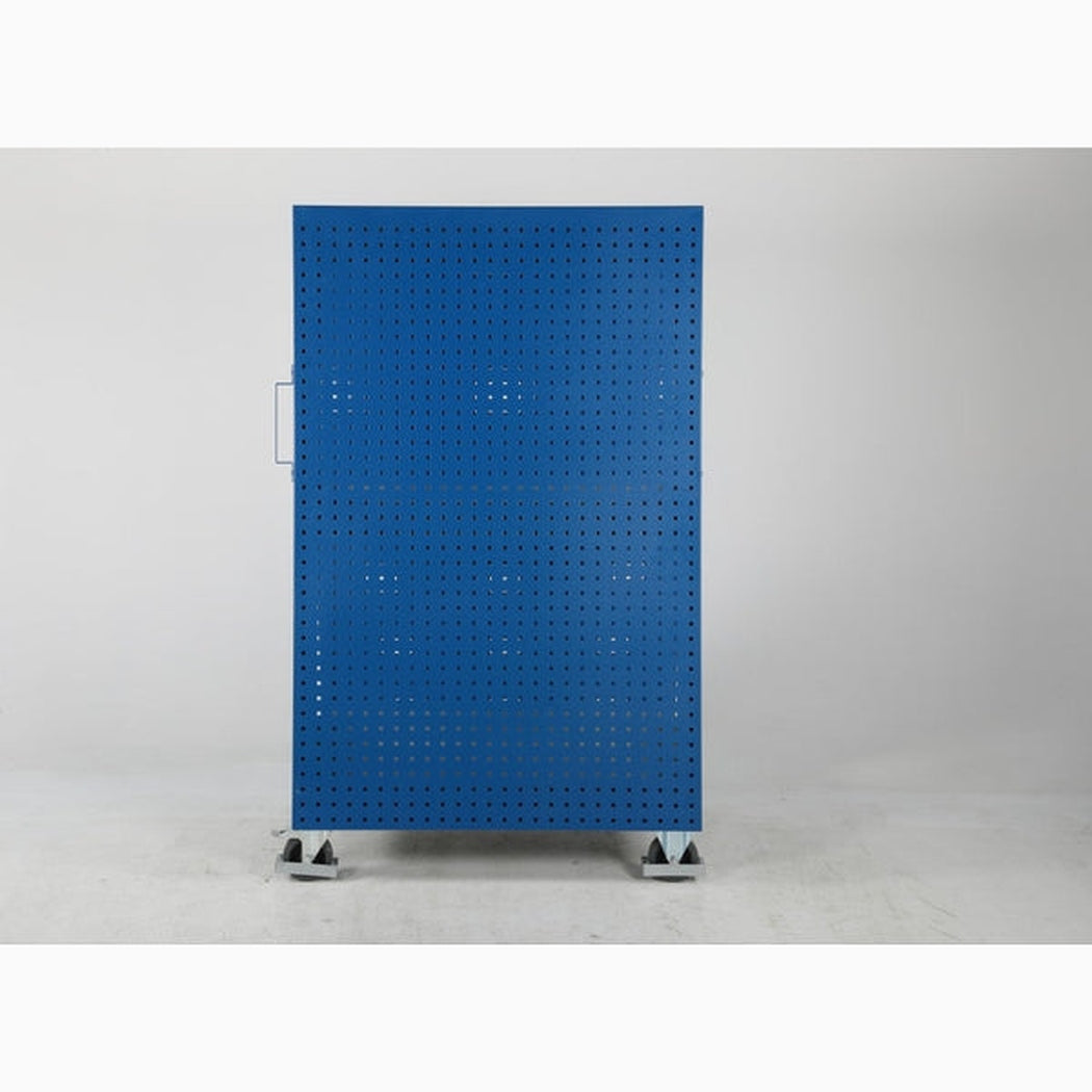 Perforerad verktygsvagn 1000x1500 med robust konstruktion och perforerade sidopaneler för effektiv verktygsförvaring.