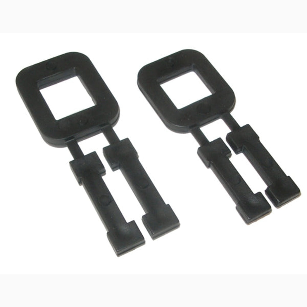 Plastlås 13mm, 1000st i svart plast, hållbara för PP bandning och upp till 40kg belastning.