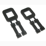 Plastlås 13mm, 1000st i svart plast, hållbara för PP bandning och upp till 40kg belastning.