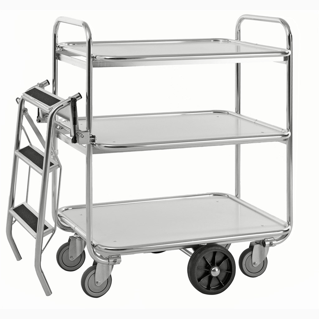 Plockvagn, 3 hyllplan, 900x630x1100mm, 300kg