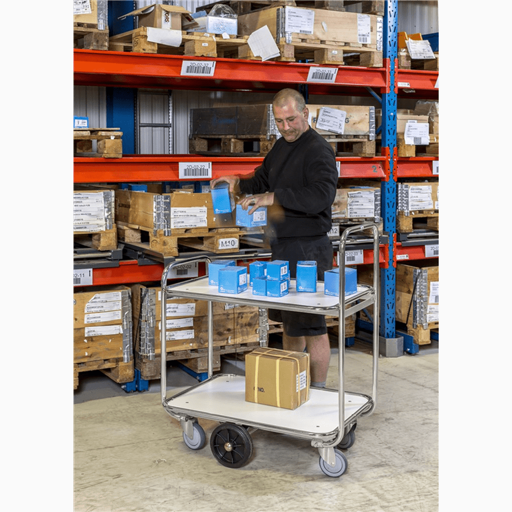Plockvagn, 3 hyllplan, 900x630x1100mm, 300kg