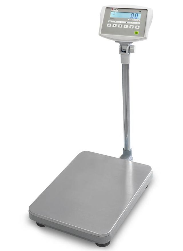 Golvvåg, typgodkänd OIML med rostfri belastningsplatta och LCD-display för exakt och hållbar vägning i industri och lager.