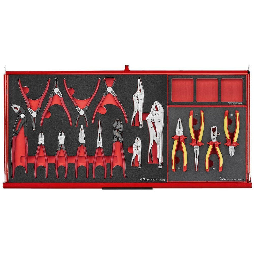 Verktygssats, TengTools, 637 delar, 964x460x985mm, TKW37R637F