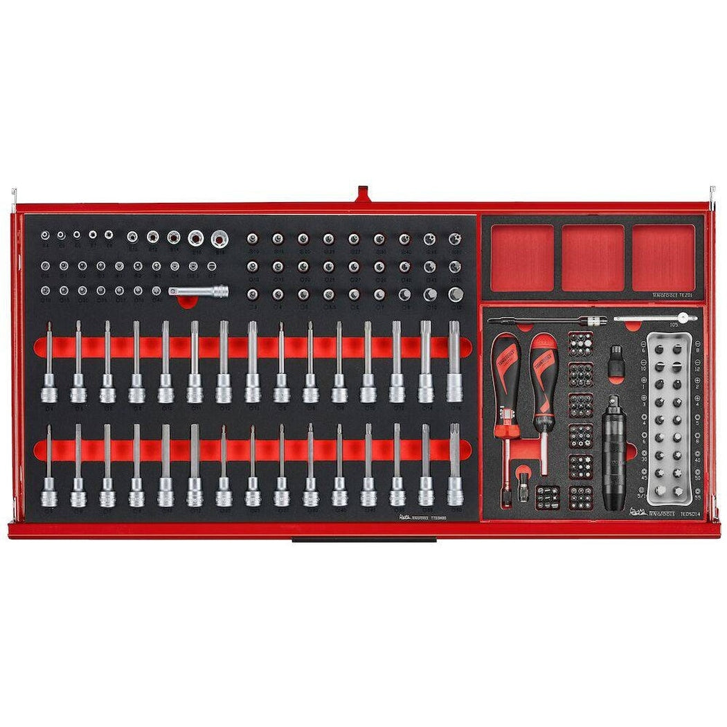 Verktygssats, TengTools, 637 delar, 964x460x985mm, TKW37R637F