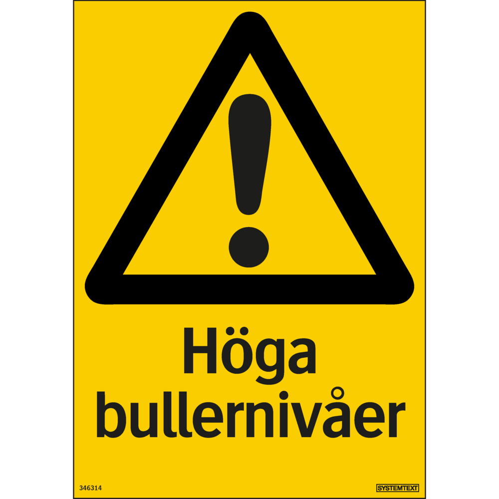 Varningsskyltar, 210x297 mm