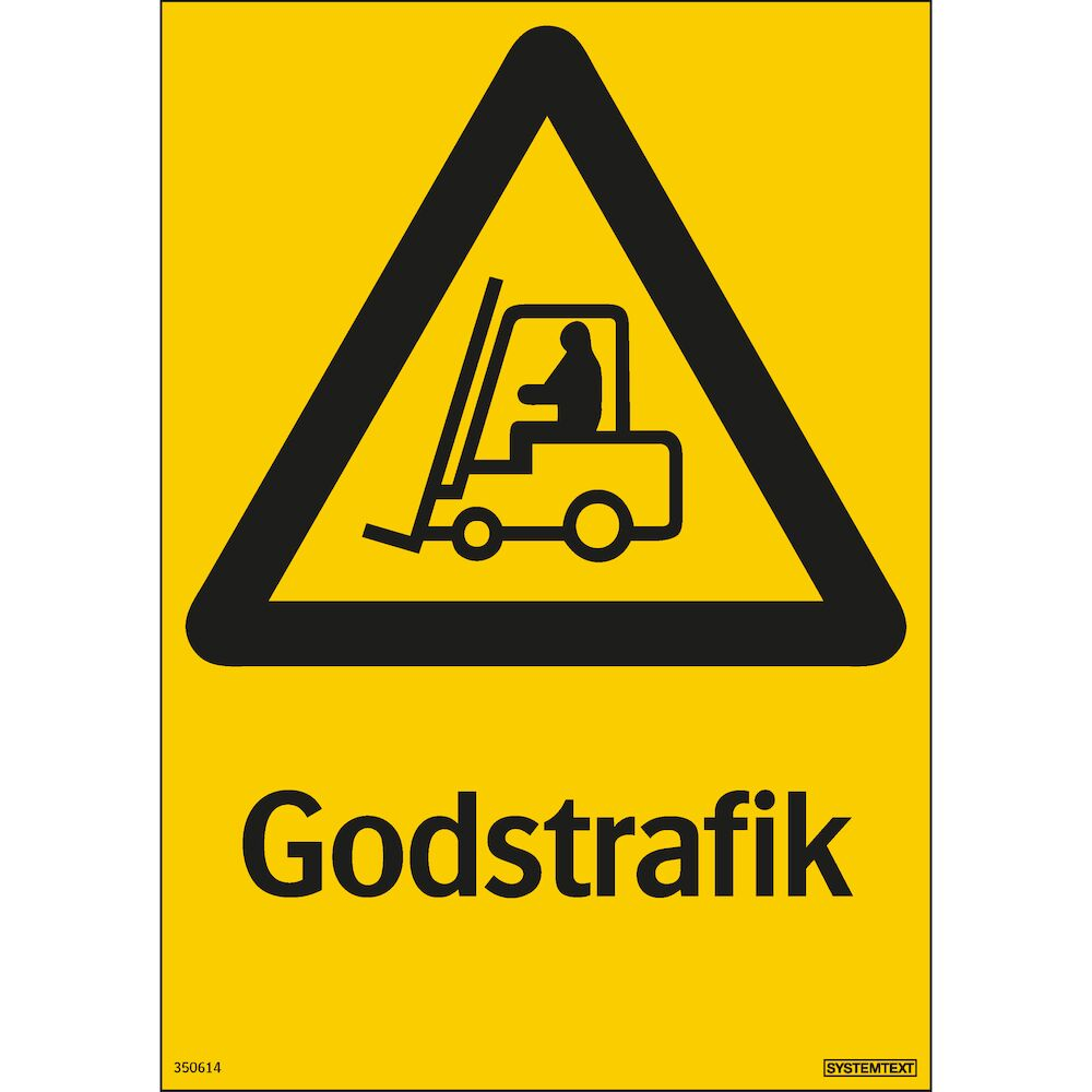 Varningsskyltar, 210x297 mm