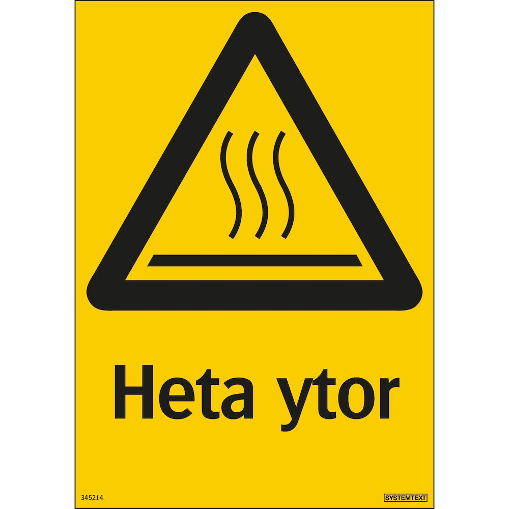 Varningsskyltar, 210x297 mm