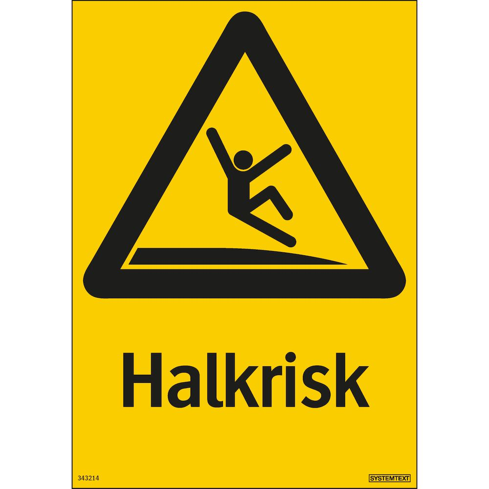 Varningsskyltar, 210x297 mm
