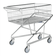 Allroundvagn 1070x680x1050 mm, 300 kg, robust elförzinkad stålvagn med hjul för effektiv transport och hög kapacitet.