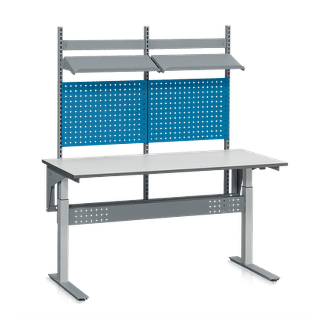 Höj- & sänkbart arbetsbord W200 1600x800 Komplett B