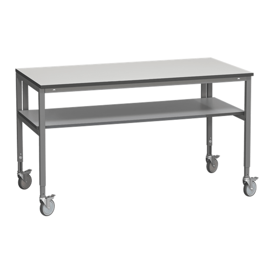Arbetsbord LD 300 Mobilt 1200-2000x800 mm Laminat