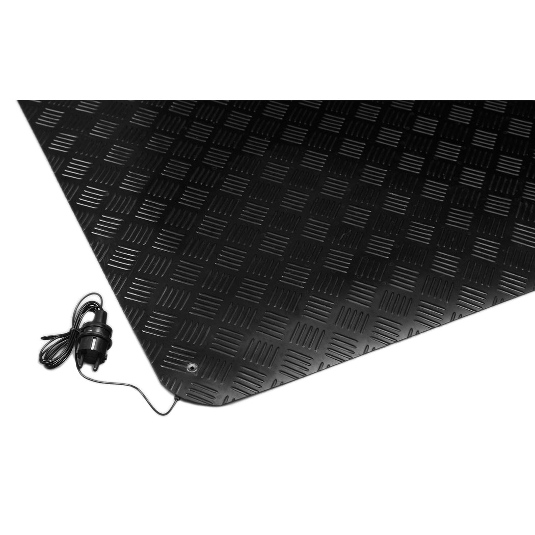 Arbetsplatsmatta Senso Dial ESD, 1000x1400mm, svart arbetsplatsmatta med statisk elektricitetsskydd och jordningskabel.
