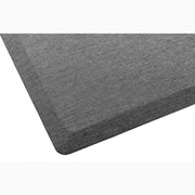 Arbetsplatsmatta Senso Office, 520x820mm i grått med polyuretan och textillager för optimal komfort och hållbarhet.