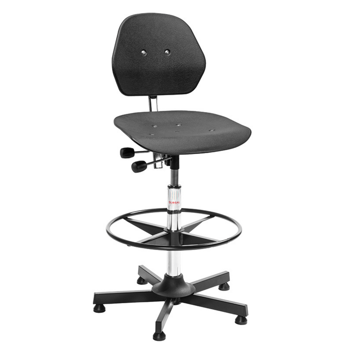 Arbetsstol Solid, sitthöjd 47-60 cm / 64-90 cm