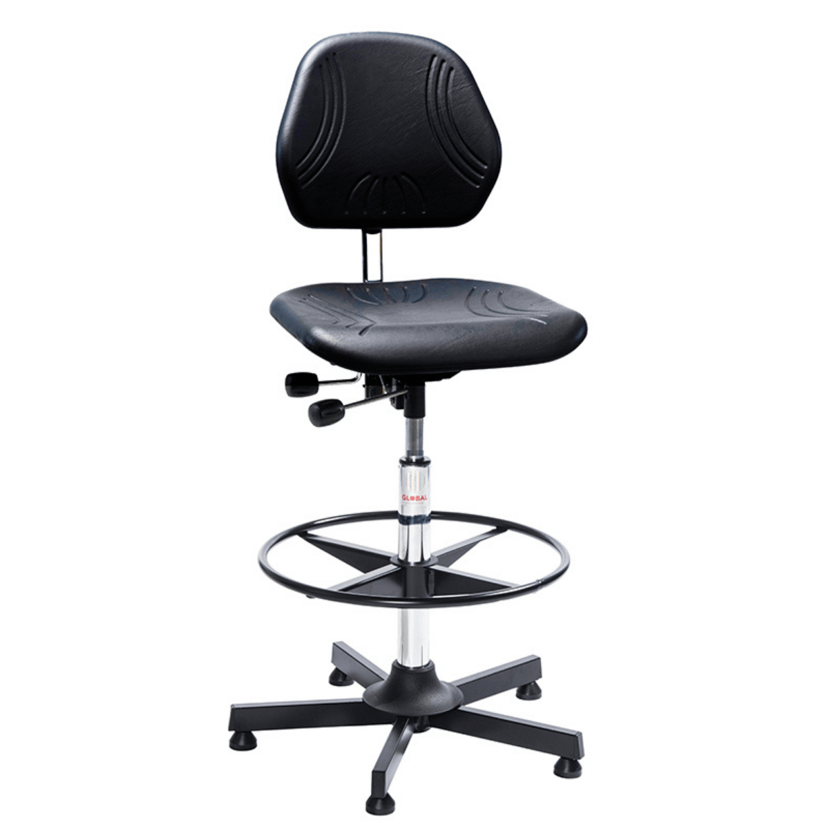 Arbetsstol Comfort, sitthöjd 47-60 cm / 64-90 cm