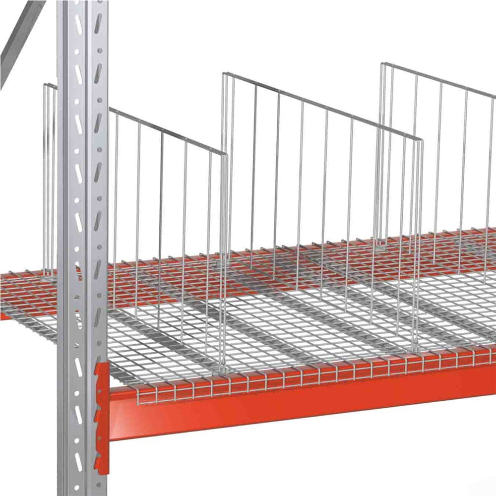 Nätplansavdelare, 1100mm, Galv för indelning av nätplan och säker förvaring av löst gods i lager.