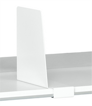 Avdelare till pärmvagn MAGNI, vit lös avdelare 147x63x173mm för effektiv dokumentorganisation i pärmvagn.