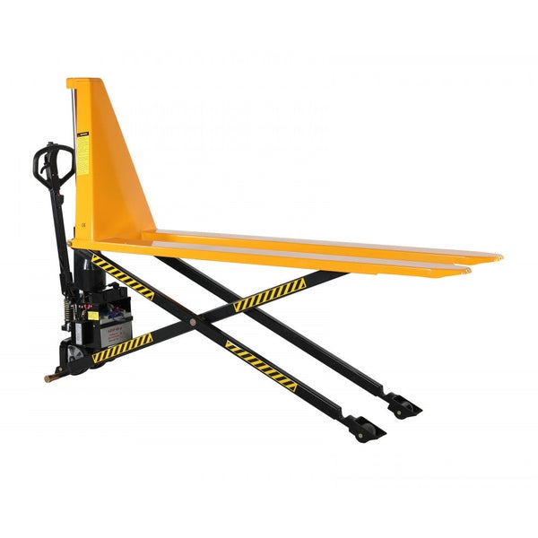 EL Saxlyftvagn, 1000kg, 540x2000mm, singel/poly med kompakt design och kraftfull lyftkapacitet för industriell användning.