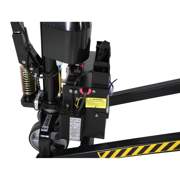 EL Saxlyftvagn, 1000kg, 540x2000mm, singel/poly med kompakt batteri- och pumpenhet för effektiv lyftning.