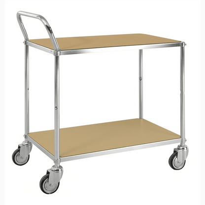 ESD bordsvagn 2 plan, 850x435x950mm, 150kg, elförzinkad