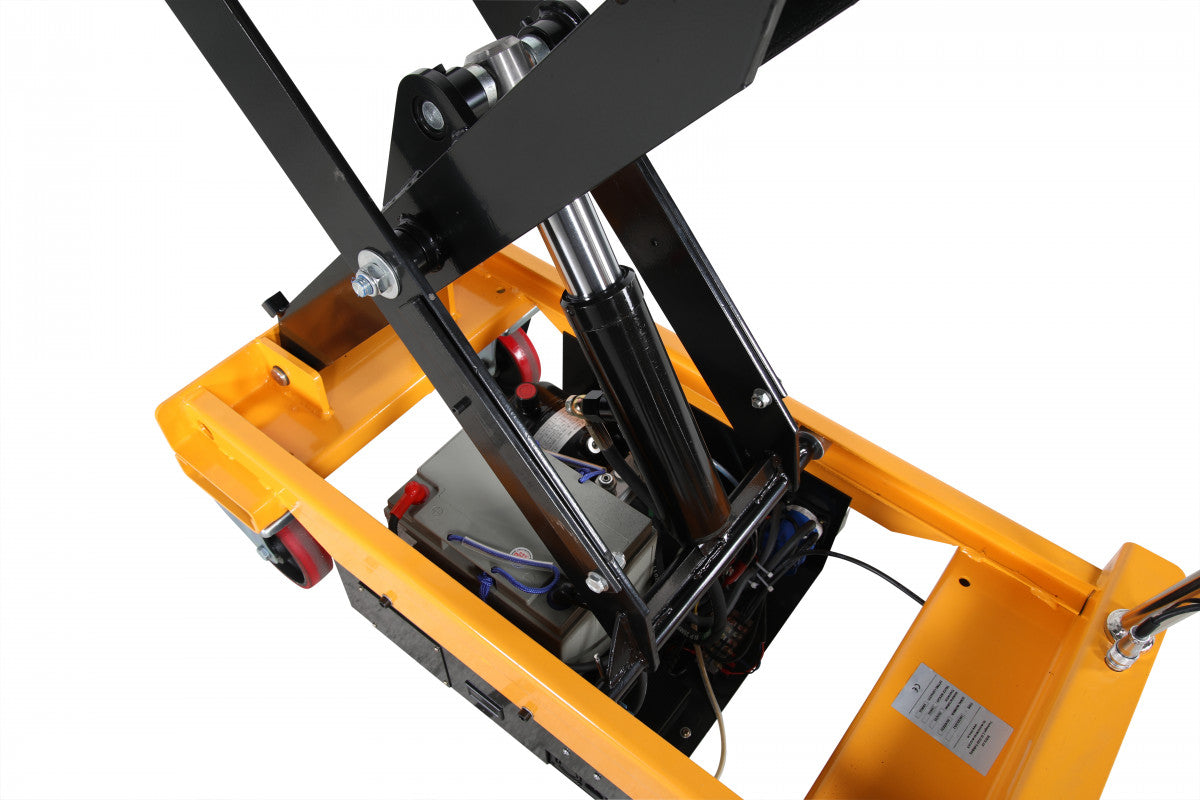 Elektrisk lyftbordvagn, 1010x520mm, 500kg, höjd 495-1618mm