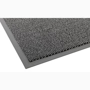 Entrématta Sorba, 600x900mm grå torkmatta i olefinfibrer med halkfri vinylundersida för entréer och våta miljöer.