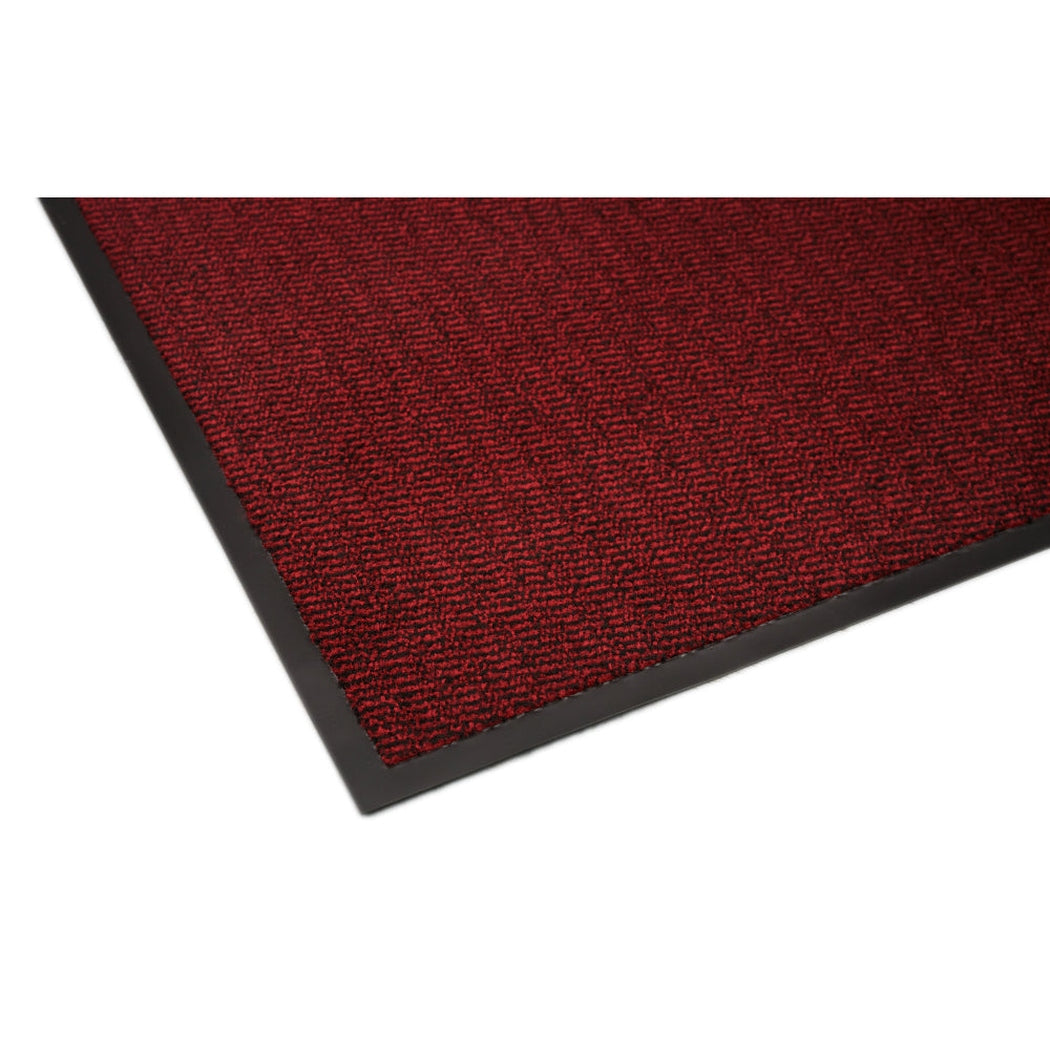 Entrématta Sorba, 1200x1800mm i röd olefin med vinylundersida, högabsorberande och slitstark torkmatta.