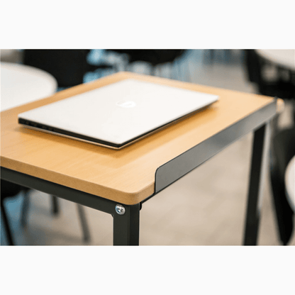 Ergonomisk rullbord, vinklat hyllplan, 600x400x720mm, 200kg, Grå, Mörkgrå