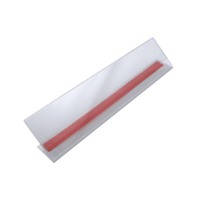 Etiketthållare för pallställ, 210x40 mm, vinklad 45°, tejp/magnet, 50st/fp.