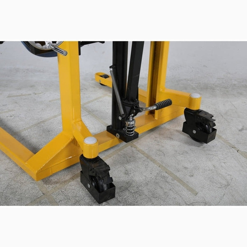 Fatvändare, staplare, 450kg i robust design för säker hantering och stapling av stål- och plastfat upp till 450 kg.