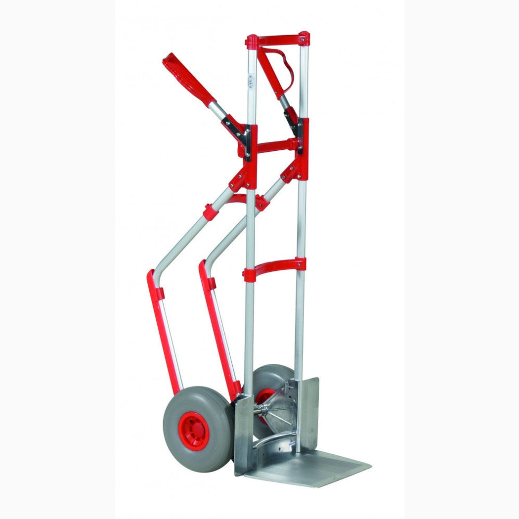 Flyttkärra aluminium, 250kg med stark och lätt konstruktion för enkel hantering av tunga laster upp till 250 kg.