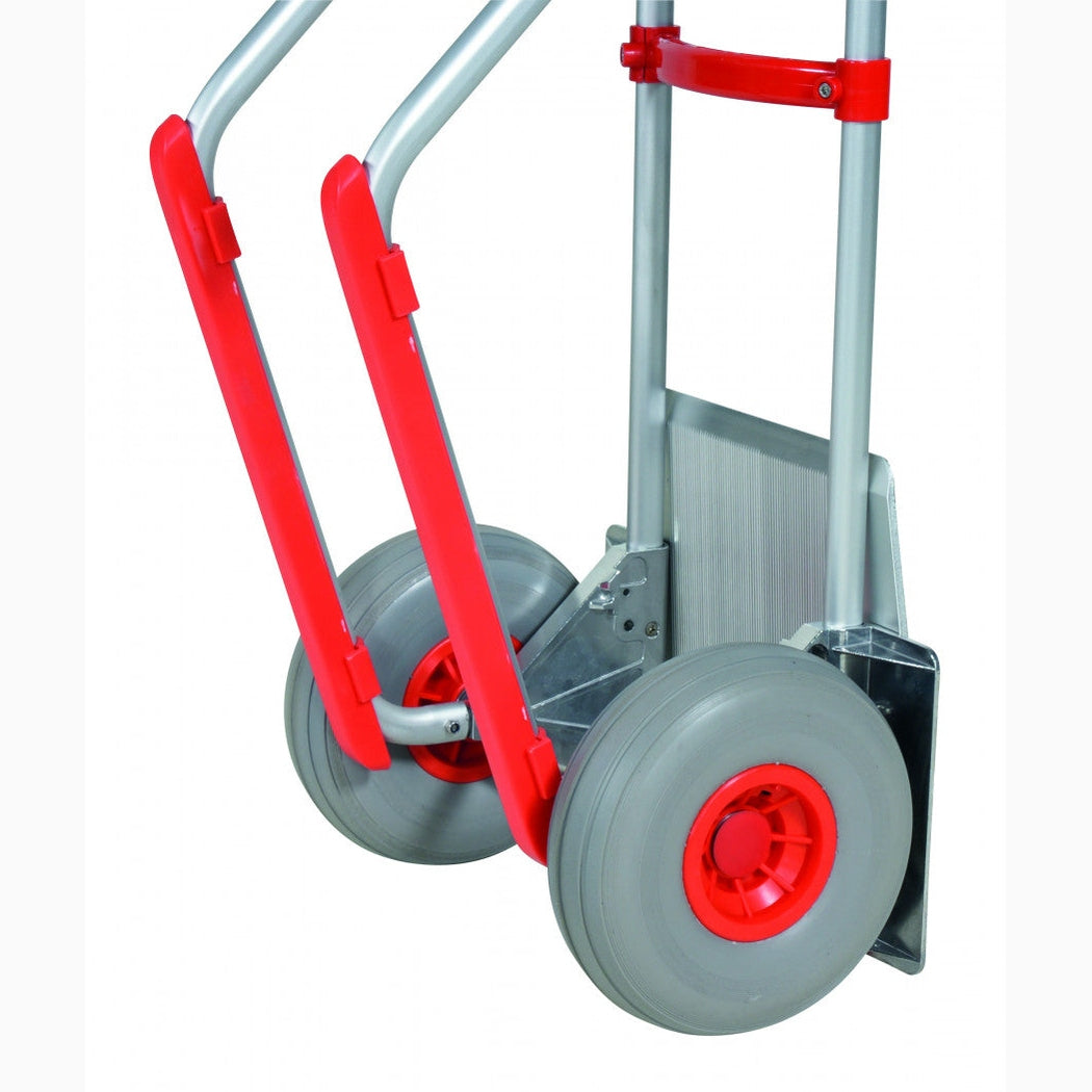 Flyttkärra aluminium, 250kg med stark lättviktsdesign och robusta hjul för effektiv transport av tunga laster.