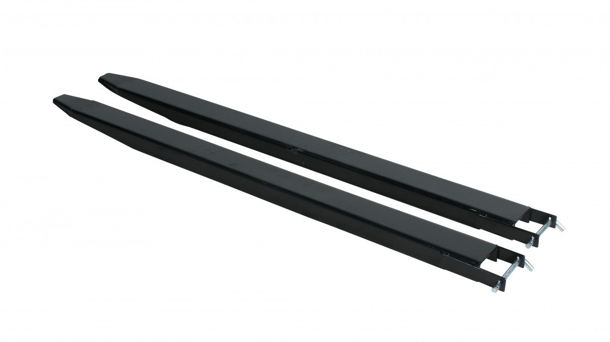 Förlängningsgafflar, 2200mm, 2500kg med kraftig konstruktion och låssystem för säkra tunga lyft inom industri och bygg.