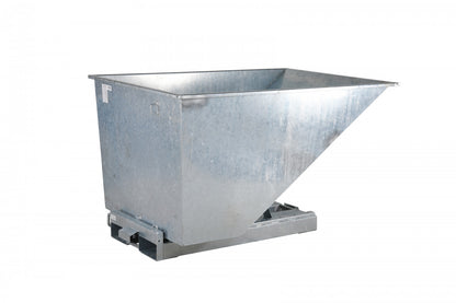 Galvaniserad tippcontainer, 1100 liter, 2500kg
