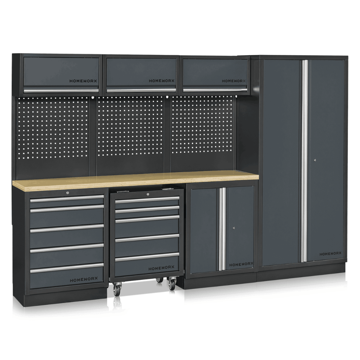 Garageinredning Homeworx Deluxe Grey