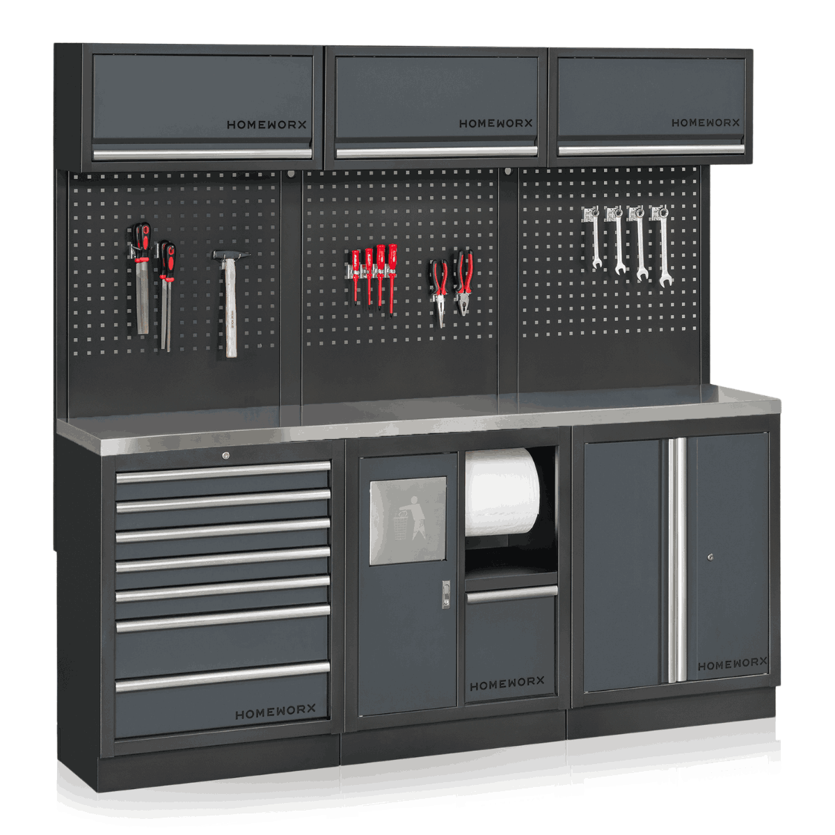 Garageinredning Homeworx Max Grey