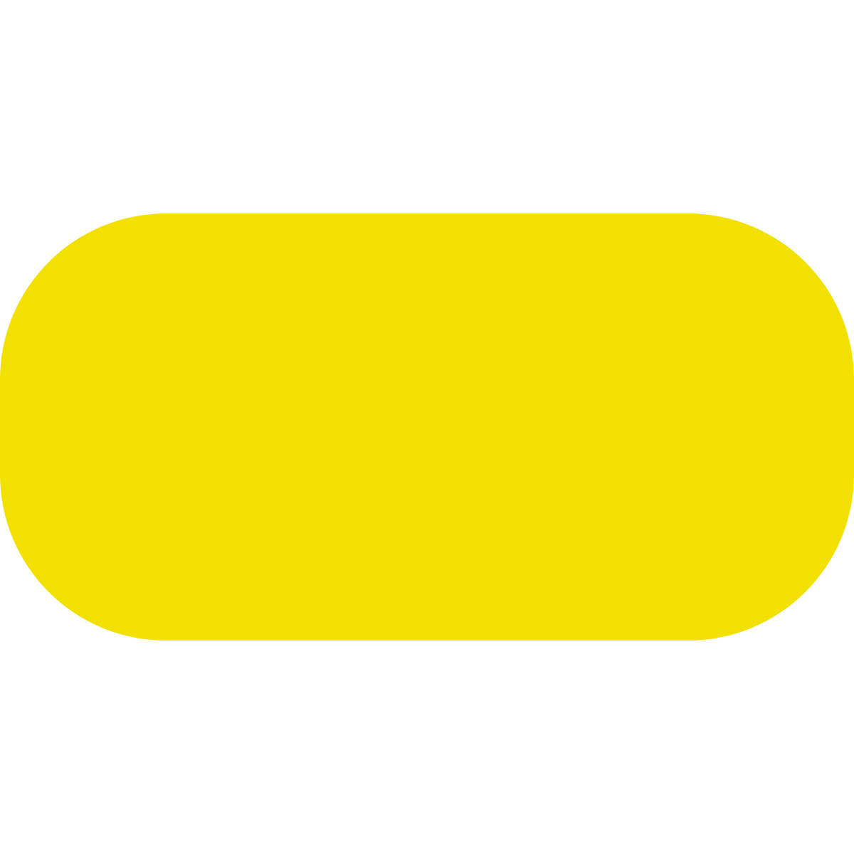 Golvmärkning 180x90 mm, oval