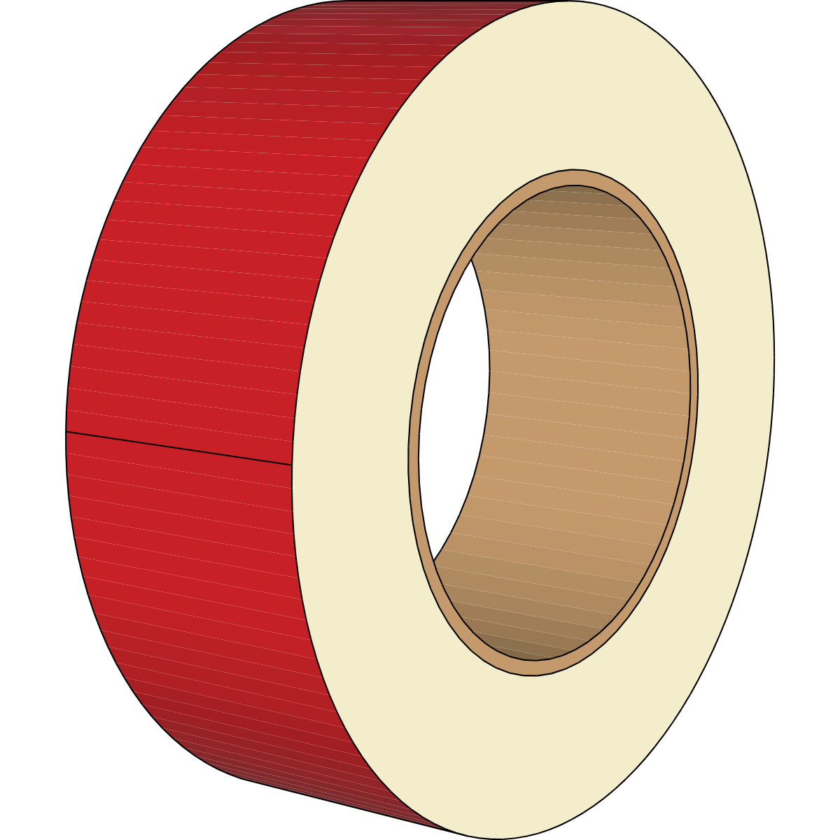 Golvmärkning på rulle 25 m x 90 mm