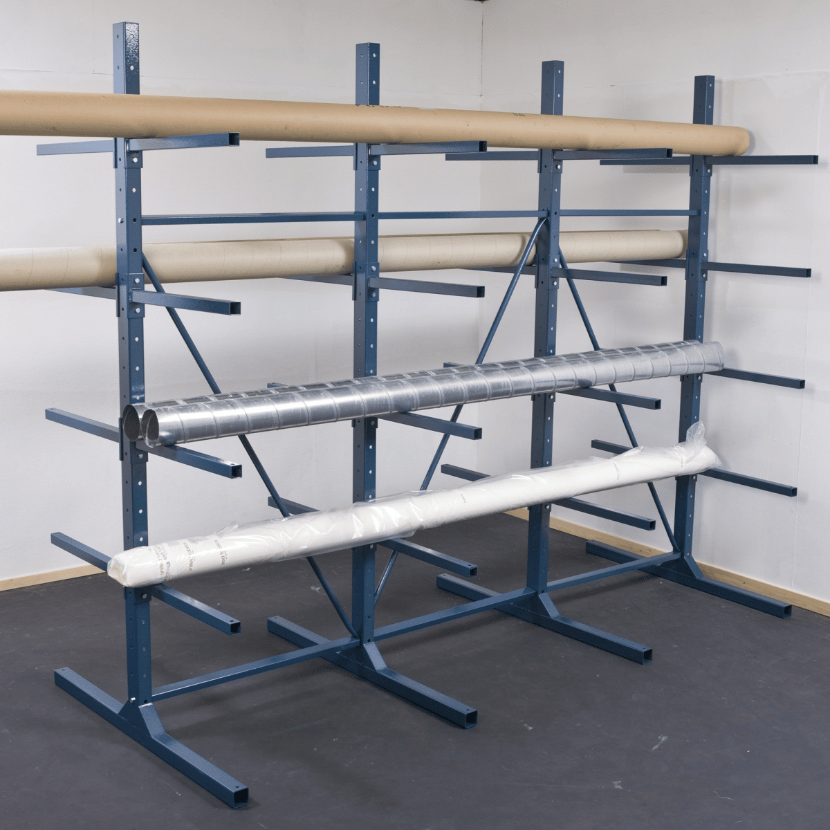 Grenställ medium, dubbel komplett, höjd 2500mm, 500mm armar