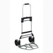 Hopfällbar aluminiumkärra, 100 kg, lätt och smidig transportkärra med hopfällbar design för tunga laster.